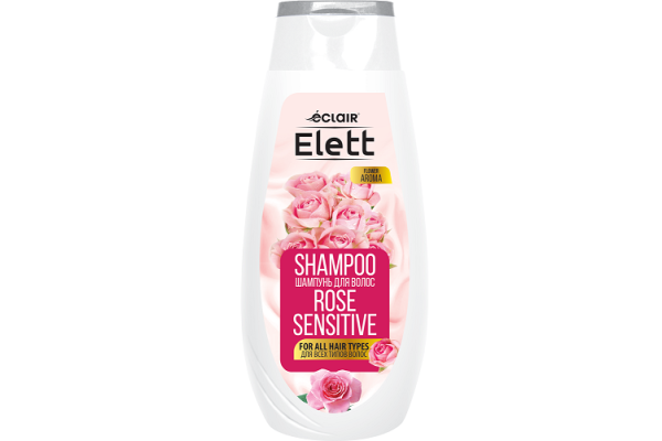 Шампунь "ELLET" Rose Sensitive Для всіх типів волосся 380мл