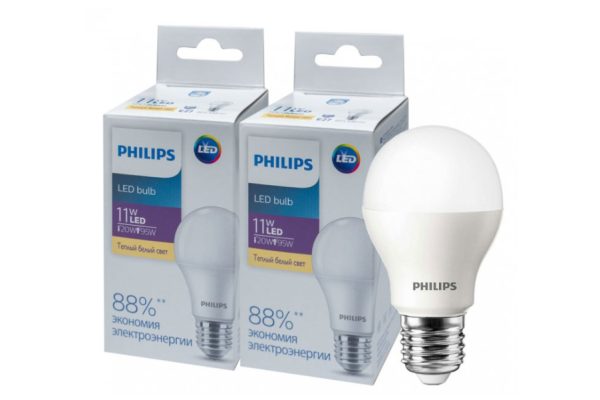 Лампа світлодіодна Philips Ecohome LED Bulb 11W E27 3000K 1PF/20RCA