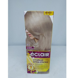 Стійка крем-фарба для волосся "ECLAIR" OMEGA-9 81 Холодний Світло-русий