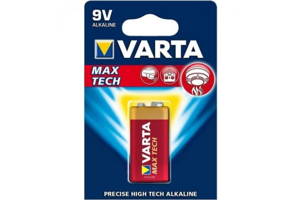 Батарейка VARTA LONGLIFE MAX POWER 6LR61 BLI 1 шт, ш.к. 4008496545612