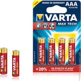 Батарейка VARTA MAX T.LONGLIFE POWER R-3 АAA Блістер (алкалайн) 4шт/бл. 40шт/уп. 4734