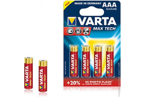 Батарейка VARTA MAX T.LONGLIFE POWER R-3 АAA Блістер (алкалайн) 4шт/бл. 40шт/уп. 4734