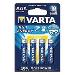 Батарейка VARTA Energy R-3 АAA Блістер (алкалайн) 4шт/уп. 40шт./уп 458 ш.к. 400849626458