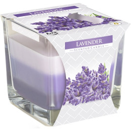 Свічка ароматизована (стакан) Lavender BISPOL SNK80-79 1/6