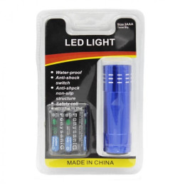 Ліхтарик світлодіодний на батарейках "LED LIGHT" 1310 (3xAAA), батар. в компл., 1/200