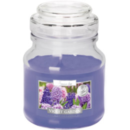 Свічка ароматизована (банка) Violet Garden BISPOL SND71-343 6 шт/уп (ціна за шт)