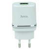 Мережевий Зарядний Пристрій Hoco C12Q QC 3.0 (Білий)