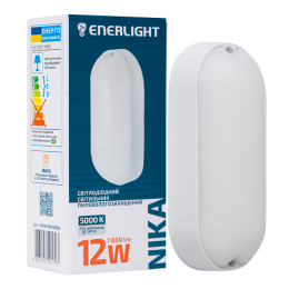 Світильник світлодіодний ENERLIGHT NIKA 12Вт 5000К IP65