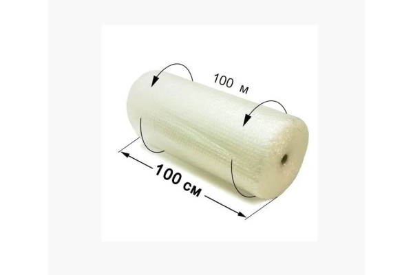 Плівка повітряно-бульбашкова 100м*100см (45 мікрон)