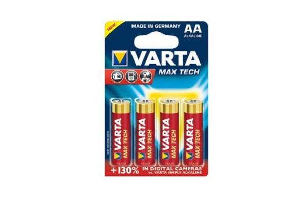Батарейка VARTA MAX T.LONGLIFE POWER R-6 AA Блістер (алкалайн) 4шт/бл. 80шт/уп. 5946