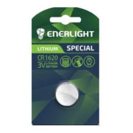 Батарейка ENERLIGHT LITHIUM CR 1620 BLI 1 (таблетка) 4823093502444