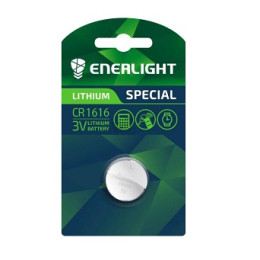 Батарейка ENERLIGHT LITHIUM CR 1616 BLI 1 (таблетка) 4823093502413