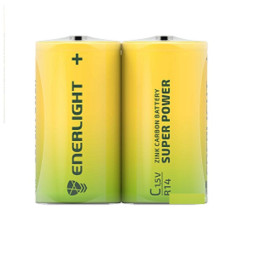 Батарейка ENERLIGHT Super Power (R-14) C (міні Бочка ТЕХНІЧНА) 12 шт./уп ш.к. 4823093502185