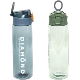 Пляшка для води "DIAMOND", пластикова 1л. із ситечком, 2326/XH-19