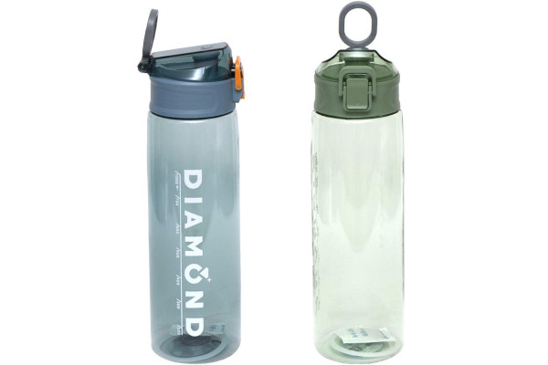 Пляшка для води "DIAMOND", пластикова 1л. із ситечком, 2326/XH-19