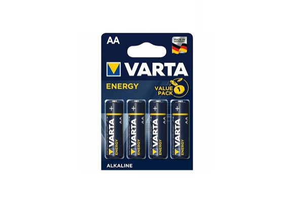Батарейка VARTA Energy R-6 AA Блістер (алкалайн) 4шт/уп. 80шт./уп ш.к. 4008496626410