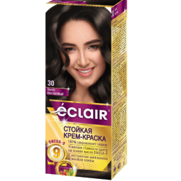 Фарба для волосся Éclair з маслом "OMEGA 9" 30 Темно-каштановий
