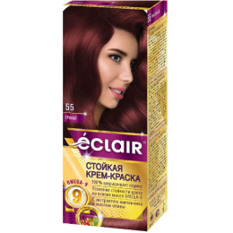 Фарба для волосся Éclair з маслом "OMEGA 9" 55 Гранат