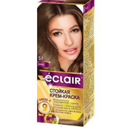 Фарба для волосся Éclair з маслом "OMEGA 9" 57 Какао