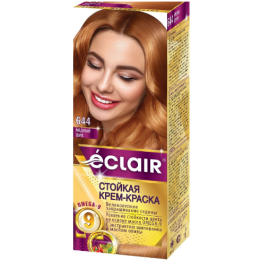 Фарба для волосся Éclair з маслом "OMEGA 9" 644 Мідний шик