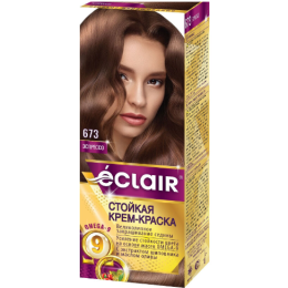 Фарба для волосся Éclair з маслом "OMEGA 9" 673 Еспрессо
