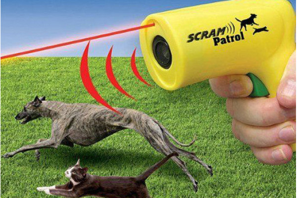 Ультразвуковий відлякувач від собак з лазером Scram Patrol 0027 (2784)