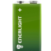 Батарейка ENERLIGHT MEGA POWER (6LR61 крона) АЛКАЛАЙН (БЛІСТЕР) 1 шт./бл 4823093503427
