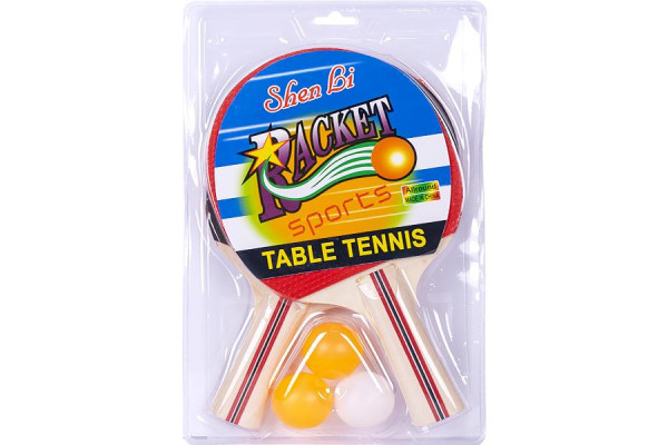 Набір для настільного тенісу 14-159 (2 шт., 3 кульки)