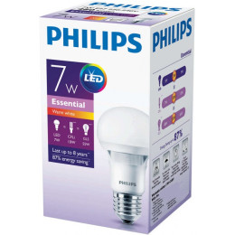 Стандарт Лампа світлодіодна Philips ESS LEDBulb 7W E27 3000K 230V 1CT/12 RCA