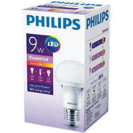 Стандарт Лампа світлодіодна Philips ESS LEDBulb 9W E27 3000K 230V 1CT/12 RCA